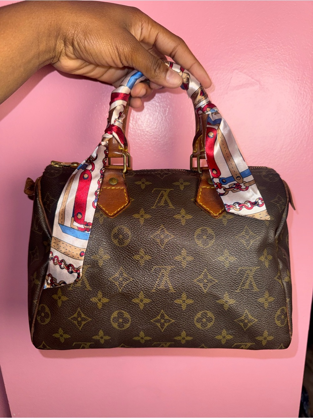 Louis Vuitton Brown Monogram speedy 25